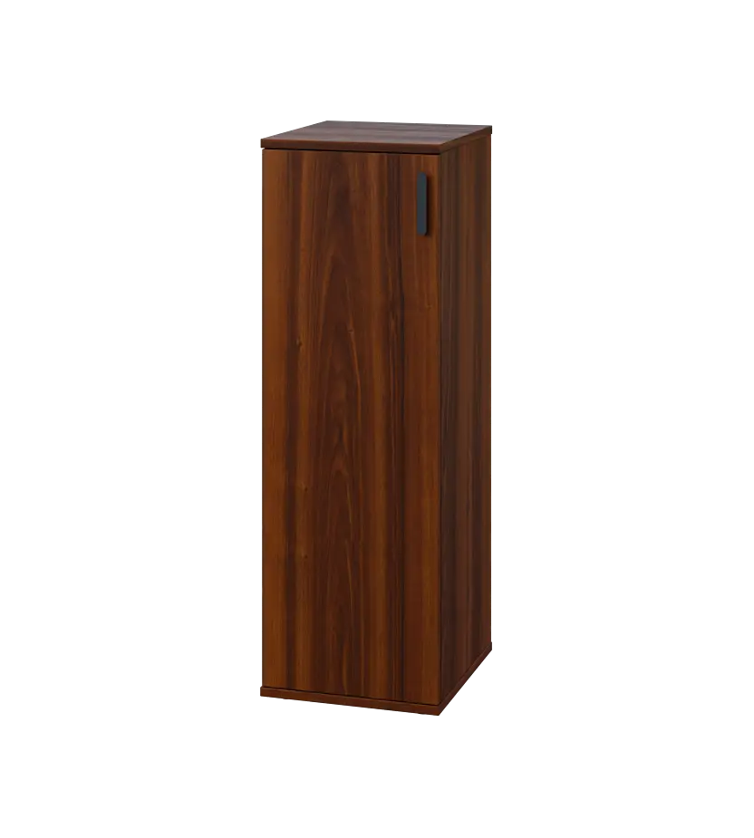 LN 3 - 3D kancelářská skříň, 1-dveřová, levá, 1107x360x400, ořech královský